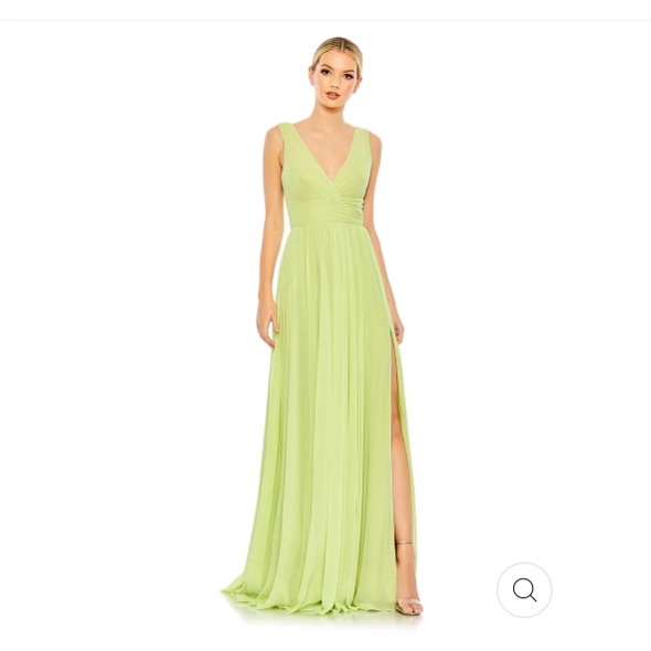 Nwt - Mac Duggal Chiffon Dress